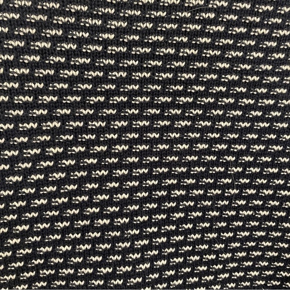 Van Heusen Navy Patterned Crew Neck - Picture 5 of 6